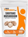 BulkSupplements.com Shiitake Mushroom Extract Powder - Shiitake Mushroom Powder Suplemento, Immune Support - Vegan &amp; Gluten Gratis, 1g por Serving, 1kg (2.2 libras) (Pack of 1)