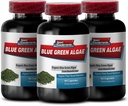 Suplemento del Sistema Supremo Inmunitario - Klamath Blue Green Algae 500mg, Klamath Lake Blue Green Algae, spirulina y cloella Capsules, spirulina Powder, spirulina chlorella, chlorella Tablets 3B 180Cap
