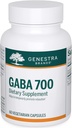 Genestra Brands GABA 700 latitud Gamma-Aminobutyric Acid Formulation tención 60 cápsulas