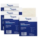 Calcio Alginate Dressing, 4"x4" [Box de 5] Sterile, MPM Medical