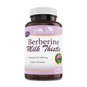 Berberine HCL 1200mg with Milk Thistle and Ceylon Cinnamon, Ampk Metabolic Activator, Healthy Immune System and Gastrointestinal Wellness, 40 Servings, 120 Veggie Capsules