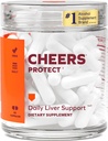 Saludos Protege Silencio Daily Liver Suplemento para Bebedores con L-Cysteine + DHM TENIDO Aumentar los niveles de Glutathione TEN 30 Doses ANTE Cysteine, Dihydromyricetin, Milk Thistle, Prickly Pear, B-Vitamins, Ginger