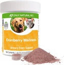 Únicamente Natural Masculino Powder Antioxidante para perros y gatos - Suplemento Nutricional de Berry Powder para la salud de la tradición urinaria con vitamina C - 110 Servimientos