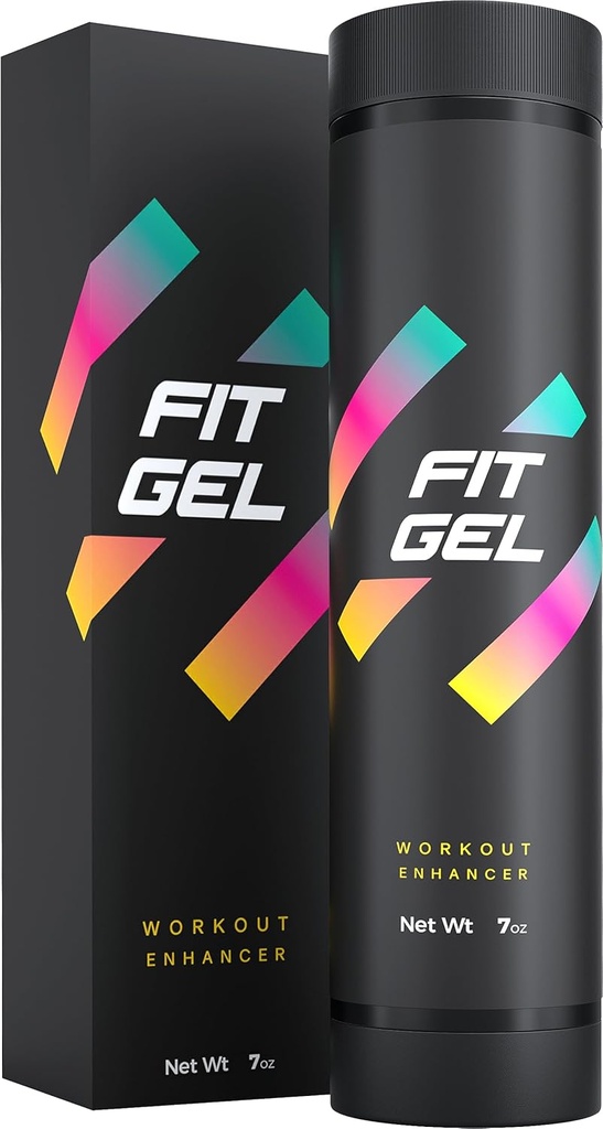 FitGel Sweat Enhancer Roll-On Gel Stick – Booster de entrenamiento termogénico para el sudor máximo – Gran tamaño de 7.7oz – Aplicador fácil Twist – Ideal con el Trimmer de la cintura – Mejor uso diario Fórmula