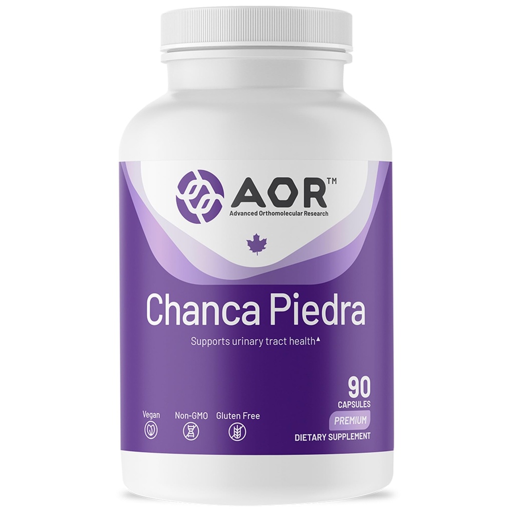 AOR, Chanca Piedra, Suplemento herbario para el riñón, el hígado y la salud de la vesícula, 500 mg, vegano, 90 cápsulas (90 servidos)