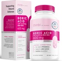 Thinbi Boric Acid Suppositories for Women w/Aloe Vera - Tratamiento de BV " PH Balance para el tratamiento de la vaginosis - para apoyar la salud íntima w / Clinically Studied Boric Acid 30 Conde