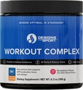 Diseños para Sport Workout Complex - NSF certificado para Sport Pre Workout Powder - L-tyrosine, Acetyl L-Carnitine, Creatine &amp; Caffeine para apoyar la recuperación de entrenamiento, energía y foco (6.3 oz)