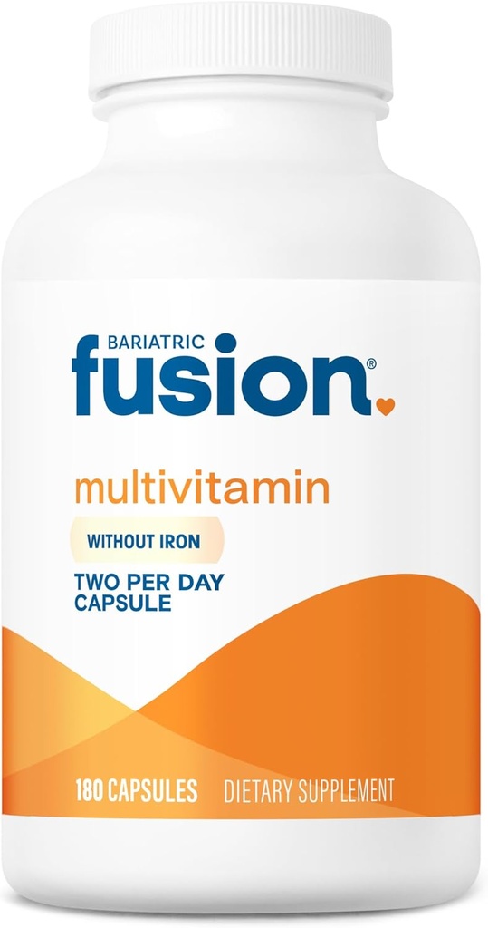 Bariatric Fusion Bariatric Multivitamínico Sin Hierro tóxico Post Cirugía Bariatrica Pacientes ← Iron Vitamina Bariatrica Gratuita para Bypass Gástrico y Gastrectomy Sleeve TEN 180 Capsules ANTE 3 Mes