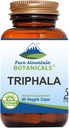 Botanicales de Montaña Pura Triphala Capsules 90 Kosher Vegan Caps Ahora con 500 mg de flores ecológicas de fruta india de Amla