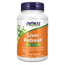 AHORA Suplementos de alimentos, RefreshTM de Hígado con extracto de carburante de leche y mezcla única Herb-Enzyme, 90 cápsulas de verduras