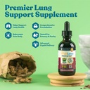 Bright Lungs - Lung Detox Support Supplement to Help Maintain Global Lung &amp; Respiratory Health - Grindelia, Lobelia, Licorice, Wild Cherry &amp; More!