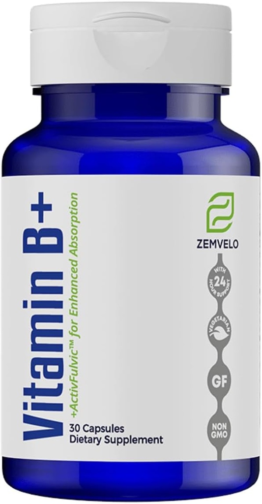Vitamina B+ - Fomentar la Producción de Energía Sostenible ← Apoyo Sistema de Inmunización Saludable ← Ayuda en el desarrollo de la Seratonina y Dopamine