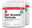 iRestore Hair Growth Supplement – Natural DHT Blockers & Multivitamin Blend – Vegan, Non-GMO, 90 cápsulas – Soporta el cabello más grueso, más fuerte para hombres y mujeres – 2-Pack
