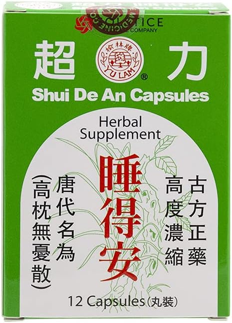 Shui De An - 12 cápsulas,(Solstice)