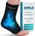 Agarre de hielo de tobillo para la hinchazón - Terapia caliente/caliente Terapia de hielo para el alivio del dolor de pie, alivio del dolor de talón, Fasciitis del plantar, Aquiles alivio de la tensión, compresión de tobillo esprainado, pequeño / medio