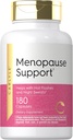 Carlyle Menopause Supplement for Women TEN 180 Capsules TEN Ayuda con Hot Flashes y Sudaderas Nocturnas Silenciosa No GMO, Gluten Free Menopause Support