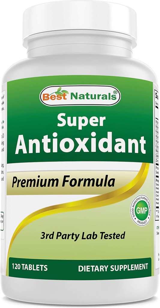Mejores Naturales Super Antioxidante Fórmula 120 Tabletas