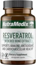 NutraMedix Resveratrol Capsules - Bioavailable Antioxidantes Suplemento de Red Wine Extract + Grape Skins - 200mg Japanese Knotweed for Immune & Cardiovascular Support (60 Capsules)