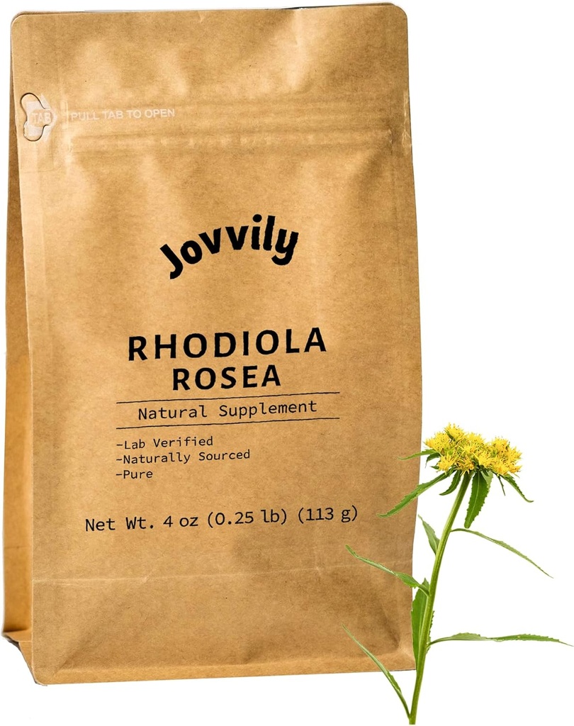 Rhodiola Rosea Powder - 4oz - Golden Root - Non-GMO - Suplemento natural