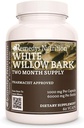 Nutrición de Remedy White Willow Bark  durable 1,000 mg, 60 Vegan Capsules Herbal Suplemento dietético 