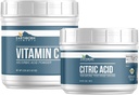 Elementos tercos Vitamina C y Ácido Cítrico, Varios tamaños, Caja Fuerte de Alimentos, Preservadores &amp; Suplementos