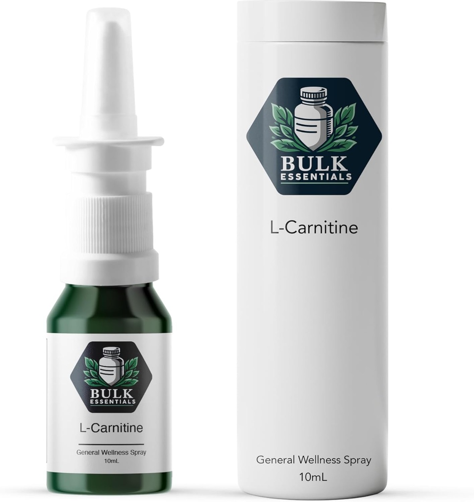 L-Carnitine Spray – 2mg per Spray, 100 Sprays – Non-GMO, Vegan, Made in USA