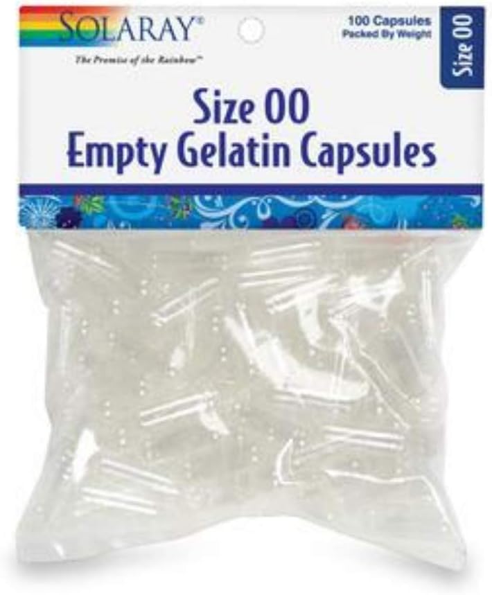 Solaray Empty Capsules Tamaño 00 (Bag)