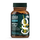 Gaia Herbs Mighty Lungs - Lung Support Supplement to Help Maintain Global Lung &amp; Respiratory Health* - With Mullein, Plantain, Schisandra & Elecampane - 60 Vegan Liquid Phyto-Capsules (30-Day Supply)