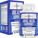All-in-1 Uric Acid Cleanse Support Supplement with 14 Active Ingredients TEN Daily Detox " Flush Support TEN Uric Acid Health Supplements for Men ' Women ← 60 Capsules
