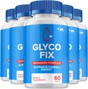 (5 Pack) Glyco Fix Healthy Vitamin Support Suplemento, Gluco Fix Capsule - Advanced Formula Gluco Fix, Glyco Fix Maximum Strength Reviews, 300 cápsulas