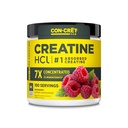 CON-CRET Creatine HCl Powder ← Muscle, Cognitive, Cellular Energy Support Silencio No Bloating or Cramps ¦ USA Made & NSF Certified ← Raspberry (100 Serving)