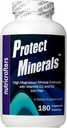 Protege Minerales - Fórmula Mineral Multi – Un Botella de 180 Capsules Vegetarianos - Magnesio Alto a Calcio Ratio - Hierro Libre - Energía Natural Todo el Día y Regeneración de la Noche. (1)