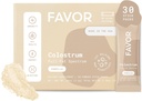 FAVOR Bovine Colostrum Stick Packs ← Liposomal Y Todo TENIDO Holistic Human Health ← Conveniente Para Viajar Silencio Primera Milking Silencio Naturalmente High IgG Powder ← Ethically Made In The USA ← Easy To Mix [Vanilla]