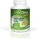 El suplemento dietético DHA All-Vegetarian DHA apoya un cerebro saludable, ojos y corazón, no transgénico de la planta sostenible 200 mg de DHA Omega-3 60 Softgels