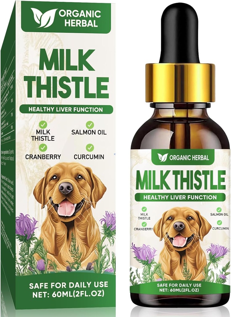 Esteto de leche para perros, suplemento de esteto de leche de fuerza extra, admite la salud del hígado de mascotas, limpieza " , simplemente Añadir a la alimentación