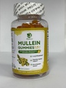 Lukaree 9 en 1 Mullein Gummies, Mullein Leaf Extract w/Quercetin, Bromelain, Elderberry &amp; Marshmallow para Immune, Vegan,60 Conde