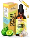 KIKI Green Liquid Citrus Bergamot &amp; Ajo Extracto - Citrus Bergamot Suplemento para la salud del corazón, Immune System Support and Healthy Aging Non-GMO, Gluten-Free Suplemento 2 Fl Oz.