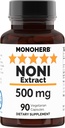 NONI Extract 500 mg - 90 Veg Capsules - Morinda Citrifolia - 90 Servings