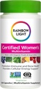 Rainbow Light Certified Womens Multivitamin, Suplemento Multivitamin, 120 Caps (Pack May Vary)