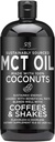 Radha Beauty Premium MCT Oil Made only from Non-GMO Coconuts - 15.8oz. Keto, Paleo, Gluten Free and Vegan Aprobado.