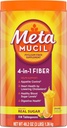 Metamucil 4-en-1 Psyllium Husk Suplemento de fibra, azúcar real, 114 cucharadas, Orange Flavored, Daily Fiber Powder for Digestive Health, fabricado con Psyllium Husk Fiber