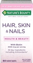 La naturaleza Bounty Hair, Skin y Nails Caplets 60 ea (Pack of 5)