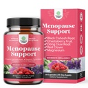Suplemento completo de la menopausia de hierbas para mujeres - Equilibrio de hormonas femeninas cápsulas para suéteres nocturnos Hot Flashes " Mood Swings with Dong Quai, Chaste Berry " Black Cohosh Root - 60 Count Pack