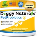 Probióticos para perros y gatos - Max-Strength con15 Strains Pre &amp; Probióticos Salud Digestiva, Aumento " Mantener Proper Gut Flora(Made in USA) 7.4 Oz (6 Billion CFU Por Scoop)