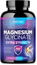 Magnesio Glycinate 250mg - High Absorption Chelated Magnesium Supplement - 100% Puro Magnesium Glycinate - Stress, Sleep, Heart, and Muscle Health Support - Non-GMO, Vegan, Gluten-Free (60 Tablets)