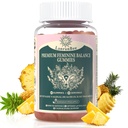 Premium Feminine Balance Gummies Vaginal Probiótico - para la salud equilibrada del pH de las mujeres - Immune Support - Vegan, Gluten-Free &amp; Halal - Hawaiian Pineapple - 60 Gummies - 30 Servings (1)