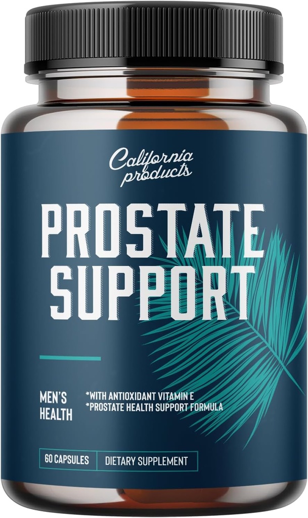 Suplemento de apoyo a la próstata para hombres, Pygeum con puré Palmetto Berries Extraer vitaminas Complejo de esterol vegetal de zinc Easy Urinary Flow Mens Health