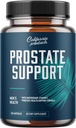 Suplemento de apoyo a la próstata para hombres, Pygeum con puré Palmetto Berries Extraer vitaminas Complejo de esterol vegetal de zinc Easy Urinary Flow Mens Health