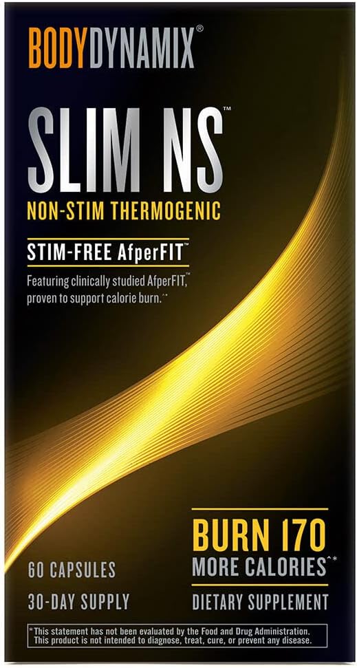 GNC BodyDynamix Slim NS habit Non-Stim Thermogenic tención 60 Conde