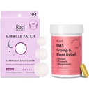 Rael Bundle - Paches de sobremesa de la noche (104 Conde) " Suplemento PMS para Mujeres (28 cápsulas)